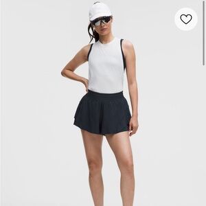 Lululemon Shake It Out High-Rise Running Short 2.5" true navy size small